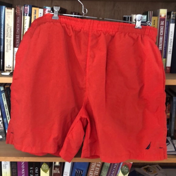 Nautica Other - NAUTICA-orange swim trunks/board shorts